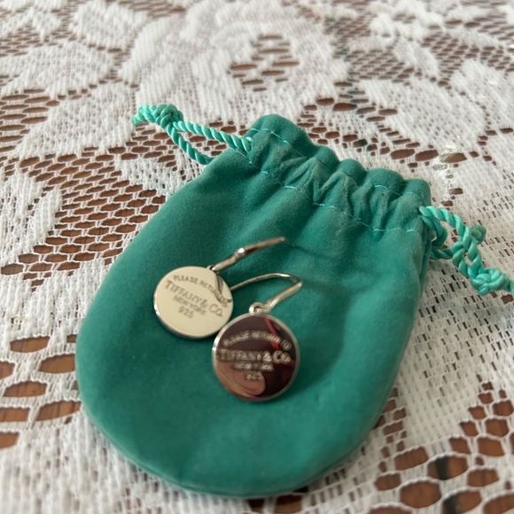 Tiffany & Co Circle Dange Earrings - Picture 3 of 4